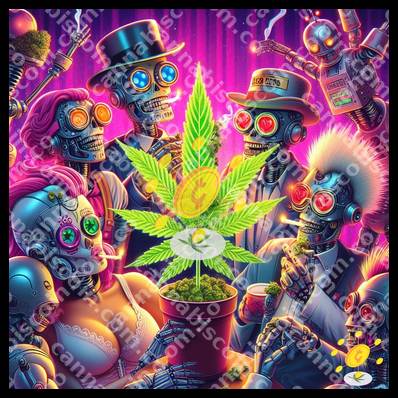 Chic bud at the robot gala