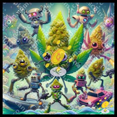 Ganyas with galactic marijuana in action
