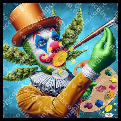 Smiling Moñito with his palette