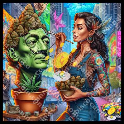 Urban bun in its artistic essence