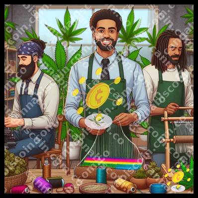 Floating Moñitos in the air