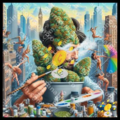 Herbs in the vibrant metropolis