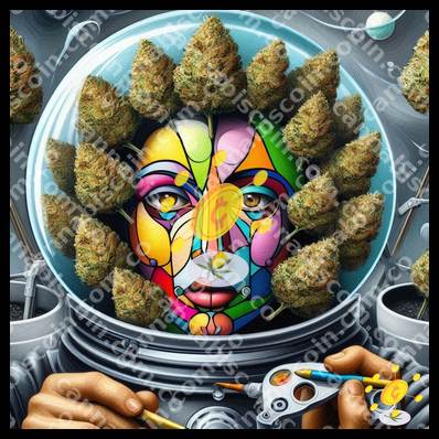 Psychedelic Portrait of the Joint