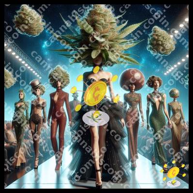 Parade of little bows on the runway