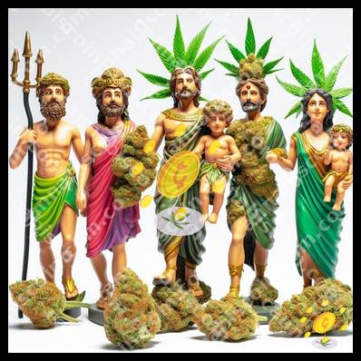 Party of little buns in the green dimension