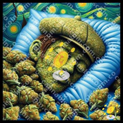 Glow of little bows in the field