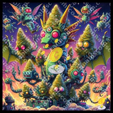 Harvest of herb in the ocean