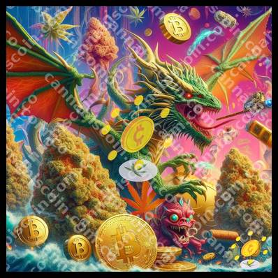 Dragon of ganyas in the golden galaxy